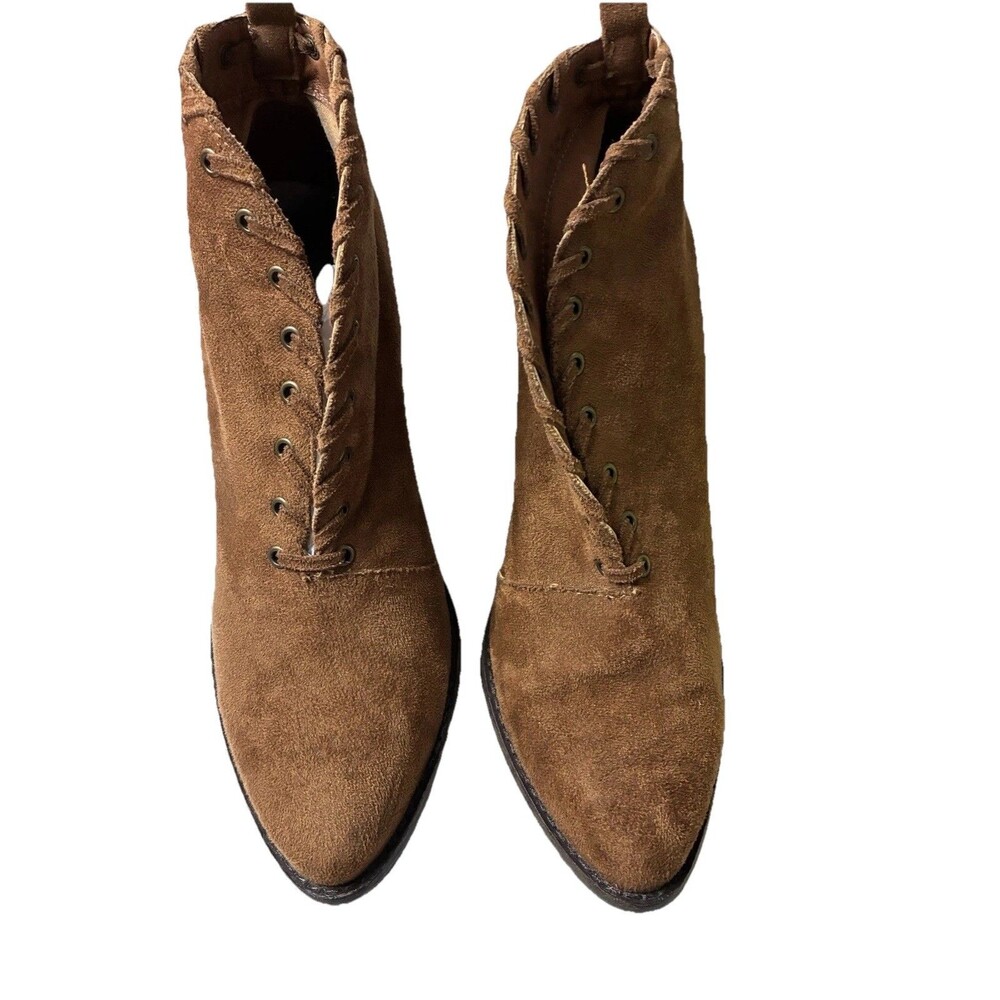 Coconuts by Matisse Bamba Booties Women’s 8.5M Brown Suede Ankle Boots